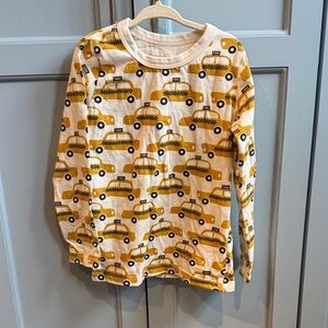 Winter Water Factory Yellow Taxi Print Kids Shirt